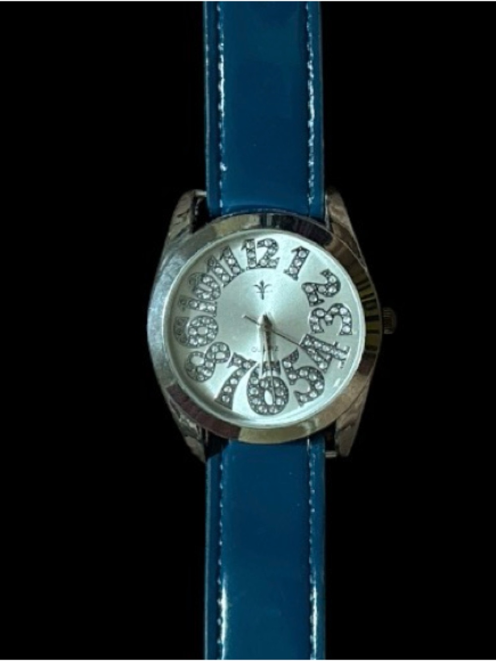 Blue Women's Fashion Watch with Crystal Accent Dial